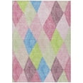 thumbnail image 2 of Addison Rugs Chantille Indoor/Outdoor Transitional Geometric Pink Washable Rectangle Rug, 8' x 10', 2 of 6