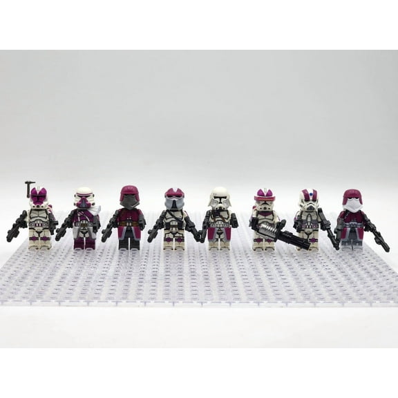 Star Wars 21sts Commander Bacara Nova Corps Custom Minifigures Assortment Set 8pcs