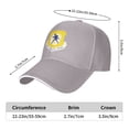thumbnail image 3 of 437th Airlift Wing Unisex Sandwich Cap Classic Baseball Capunisex Adjustable Casquette Dad Hat, 3 of 5