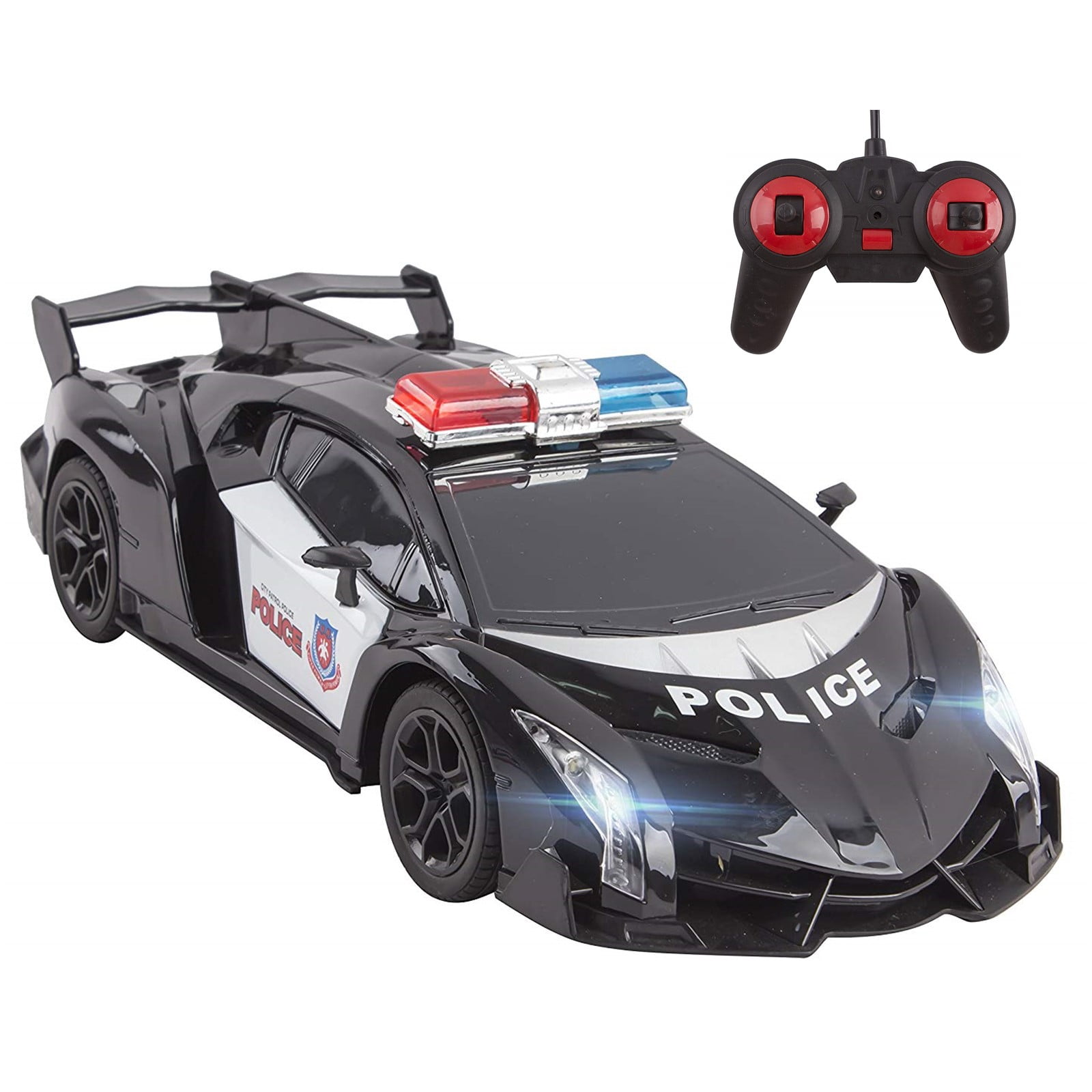Super Racer Model Vehicles Remote Control Toy Car With Light 1:12 For Kids Gift