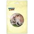 thumbnail image 1 of Wallaby Baby Kangaroo Pinback Button Pin Badge, 1 of 2