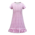 thumbnail image 1 of WEAIXIMIUNG Robes Noires Robe pour Tout-Petites Filles Robe à Carreaux pour Fête d'Anniversaire 10-11 Ans, 1 of 4