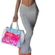 thumbnail image 2 of Falda plisada maxi bodycon, falda con dobladillo dividido, falda maxi bodycon con solapa, falda maxi bodycon con bolsillo, artesanía superior, 2 of 6