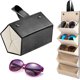 thumbnail image 1 of 1 Uds. (Negro) organizador portátil de gafas de sol de viaje, soporte plegable para gafas montado en la pared, estuche para gafas de sol con 5 ranuras, 1 of 5