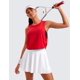thumbnail image 5 of Musculosa Cropped Sin Mangas para Mujer CRZ YOGA Roja Talle M, 5 of 6