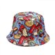 thumbnail image 1 of Cute Bucket Hat Beach Fisherman Hats for Women, Reversible Double-Side-Wear Unisex (Burger-Blue), 1 of 4