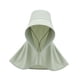 thumbnail image 3 of Sombrero con visera para el sol, gorra de playa plegable, moda de verano para mujer, protección solar, cola de caballo Verde, 3 of 9