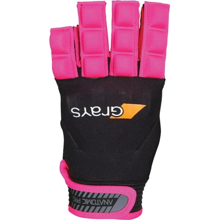 Grays Adult Anatomic Pro Left Hand Field Hockey Glove Black/Pink XS