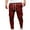 Red, variant on BiZtdJrK Casual Cargo Pants for Mens Elastic Waist Drawstring Jogger Sweatpants Outdoor Lightweight Fashion Tapered Leg Patns 50 Percent Off Sales Today Army Green XL