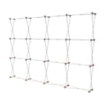 thumbnail image 3 of H-E 10ft Tension Fabric Pop Up Display Backdrop Stand Trade Show Exhibition Booth and Walls (Frame Only), 3 of 7