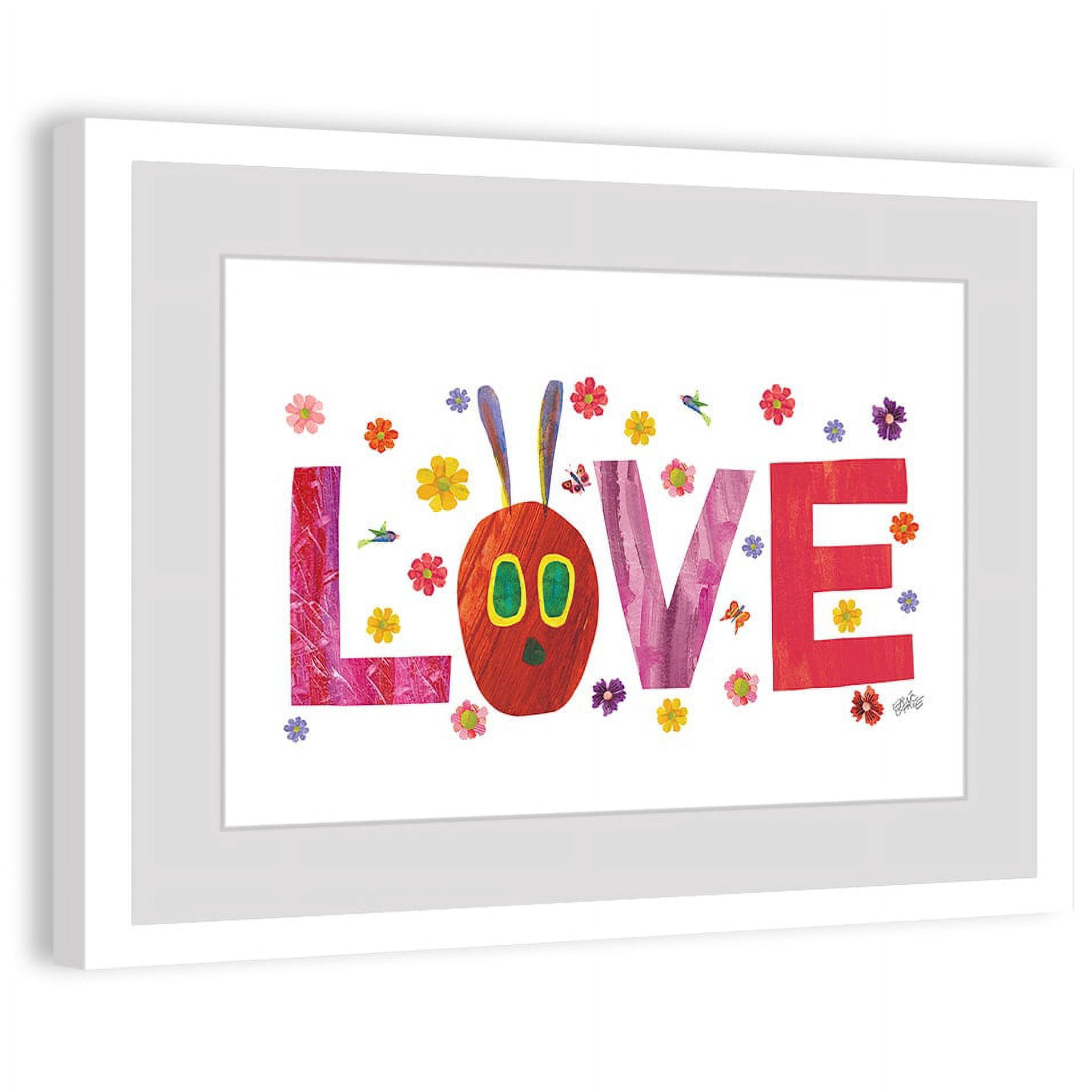 Eric Carle Caterpillar Love 3 Framed Art Print