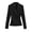 Black, variant on Bxsruta Women's Long Sleeve Wrap Top V Neck Ruched Blouse Slim Fit Workwear Shirt
