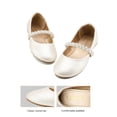thumbnail image 4 of Dream Pairs Zapatos de vestir planos Mary Jane para niñas pequeñas Pedrería Boda Niños SERENA-100-KIDS Dream Pairs SERENA-100-KIDS, 4 of 5