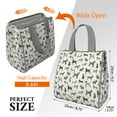 thumbnail image 3 of Cute Animal Dogs Insulated Lunch Bag for Women & Adults,Large Portable Soft Cooler Lunch Bag,Thermal Food Storage Tote with Pearl Cotton,8.66L,8.75x5.75x9.5 Inch, 3 of 6