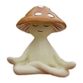 thumbnail image 1 of Estatua de hongos de estatua de meditación de , resina, mini, figura de hongos de escultura para la oficina de jardín al aire libre de la, 1 of 8