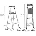 thumbnail image 6 of COSCO 3-Step 5' Lite Solutions Folding Step Stool (Black), 6 of 9