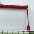thumbnail image 3 of Cable De Datos Cable de datos de teclado mecánico Cable de aviador en espiral tipo C a cable enchufable USB, 3 of 9
