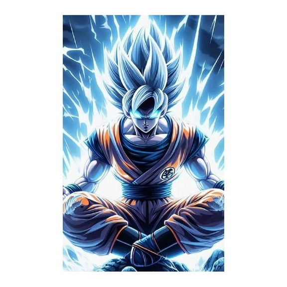 5D DIY Dragon Ball Diamond Painting Kit, Round Acrylic Diamond Artwork for Home Decoration, or Gift.