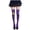 Purple, variant on SAZBJOJN Thigh High Socks for Women Holiday Accessories Women's Halloween Over The Knee Socks Dress‑Up Stockings for Halloween Themed Party Night Event White One Size