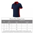 thumbnail image 2 of Playera Tipo Polo Manga Corta Bicolor Casual Slim Fit, 2 of 8