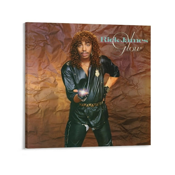 Rick James Singer Poster Print Canvas Wall Art (4) Poster Decorative Painting Canvas Wall Art Living Room Posters Bedroom Painting 24x24inch(60x60cm)