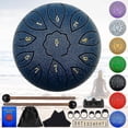 thumbnail image 2 of Tambor HUOGUO de acero, 6 pulgadas, 11 tonos, llave en C con accesorios, 2 of 5