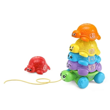 LeapFrog Nest & Count Turtle Tower with Accessories, Baby and Toddler Toys
