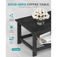 thumbnail image 4 of Harbweb 7-Piece HDPS Outdoor Sofa Patio Furniture Set, Black Frame with Gray Cussion, 4 of 8