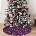 thumbnail image 5 of Sikiie Mardi Gra2 30-48 inches {designName} Print Christmas Tree Skirt Snowman Xmas Tree Skirt with Edge Christmas Decorations for Holiday Party36", 5 of 7