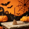 thumbnail image 5 of Halloween Witches Broom, Colorful Witch Broomstick Flying Stick Props Plastic Broom Witch Costume Accessories, Party Supplies, 5 of 6