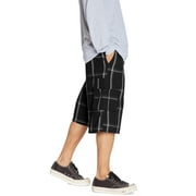 Shaka Wear Men's Relaxed Fit Plaid Cargo Shorts S~5XL