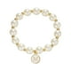 thumbnail image 1 of Imitación de perlas 26 alfabeto etiqueta pulsera de moda y versátil pulsera de cuentas de cordón elástico para las mujeres pulsera de cuentas para los seres queridos y (M S), 1 of 4