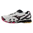 thumbnail image 5 of Mizuno Women's Wave Tornado 9 White/Black/Fuschia Ankle-High Tennis Shoe - 8M, 5 of 5