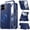 Blue, variant on Vizvera Magnetic for Google Pixel 10 Pro Fold Case with Stand, Fit for Magsafe, Hinge Protection, Screen Protector, Built-in Hidden Kickstand, Slim Shockproof Phone Case-Black