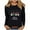 #0340-Black, variant on Uootdi Christmas Long Sleeve Shirts Gift for Women Tunic Blouses Cute Xmas Printed Tops Crew Neck Graphic Tees
