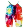thumbnail image 1 of Toddle Sleeveless Jumpsuit with Tie-dye Pattern Printing Elastic Closure Clothing, 1 of 2