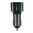 thumbnail image 4 of Bluetooth compatible con mini coche transmisor de manos manos libre teléfono móvil adaptador de radio inalámbrico accesorios universales Inevent VI001909-00B, 4 of 6