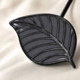 thumbnail image 6 of Evideco French Home Goods Curtain Holdbacks Set of 2 Gray Magnetic Curtain Tiebacks - Refined Leaf Design in Resin - Dual Pack Accessory for Draperies and Window Decor, 6 of 8