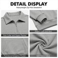 thumbnail image 7 of GrmtClth Mens Sweatshirts Quarter Zip Pullover Long Sleeve Golf Shirt 1/4 Half Zip Running Workout Pullover Tops Sweatshirt XL, 7 of 7