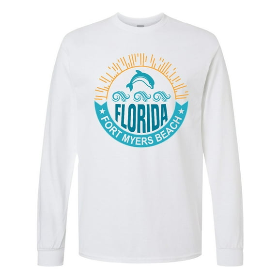 Inktastic Fort Myers Beach Florida Vacation Long Sleeve T-Shirt