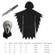 thumbnail image 3 of Disfraz Fantasma Aterrador Fiesta Halloween para Y Adultos, 3 of 9