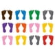thumbnail image 5 of 12 pares Pegatinas de metraje para Kindergarten Pegatinas preciosas y prácticas (color al azar), 5 of 5