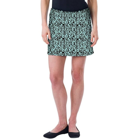 Tranquility by Colorado Clothing Ladies Everyday Skort, Dense Leaves X-Large