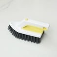 thumbnail image 4 of 2-in-1 Hard Bristle Crevice Brush - Heavy-Duty Bathroom/Toilet Cleaning Tool for Floors & Wall Corners (61.8" Handle), 4 of 6