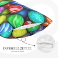 thumbnail image 3 of Honeii Colorful Easter Eggs1 Decorative Throw Pillow Case - Elevate Your Couch, Sofa, or Bed with Stylish Home Decor, Perfect Gift Idea-16"x24", 3 of 6