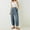 Navy, variant on TIANZEN Women's Casual Pants Long Pants Women's Loose Wide Leg Pants Casual Elastic Waistband Harem Pants With Pockets Pants for Women Women Pants Casual Elastic Waist Womens Winter Pants