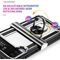 thumbnail image 3 of for Samsung Galaxy Z Flip 4 Case, Galaxy Z Flip 3 Case with Hinge Protection and 360°Rotate Ring Magnetic Kickstand Heavy Duty Protective Case for Samsung Galaxy Z Flip 3/4 Phone (SilverBlack), 3 of 15