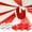 White, Red, variant on 40'' x 100'' Circus Tablecloth Roll Carnival Tent Party Table Cover for Birthday Decorations Circus Theme Tablecloth for Backdrop Curtains Ceiling Wall Drapes Supplies(White, Red,10 Roll)