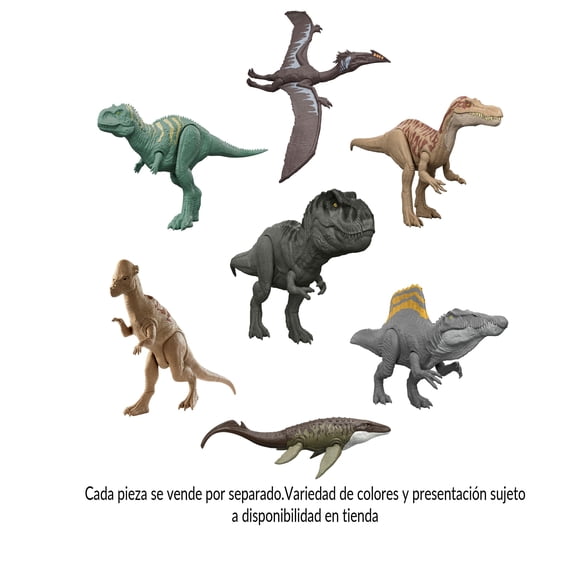 Dinosaurio de Juguete Mattel Jurassic World de 12 Pulgadas Varios Modelos 1 Pieza