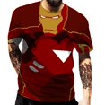thumbnail image 1 of Disney Wunder Held Iron-Man 3D-Druck Männer Kurzarm camiseta neue Kleidung Sommer Streetwear Casual Fashion Kinder Tops xuanjing unisex, 1 of 2